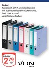 Aktuelles Ordner Kunststoff DIN A4 Angebot bei GLOBUS in Siegen (Universitätsstadt) ab 2,79 €