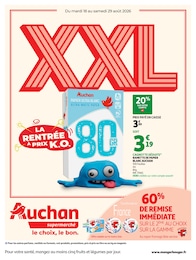 Prospectus Auchan Supermarché à Orléans, "XXL", 32 pages, 18/08/2026 - 29/08/2026