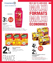 Prospectus E.Leclerc : «MAXI FORMATS MAXI ÉCONOMIES» avec 40 pages, 02/06/2026 - 13/06/2026 Catalogue E.Leclerc en cours à Sainte-Marie-du-Mont et aux alentours : «MAXI FORMATS MAXI ÉCONOMIES» avec 40 pages, valable du 02/06/2026 au 13/06/2026