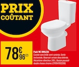 Pack wc rimless - Bricorama à Romans-sur-Isère Pack wc rimless en promo chez Bricorama Romans-sur-Isère à 78,96 €