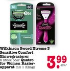 Wilkinson Sword Xtreme 3 Sensitive Comfort Einwegrasierer oder Quatro for Women Rasierapparat im Angebot bei E center in Oberursel Wilkinson Sword Xtreme 3 Sensitive Comfort Einwegrasierer oder Quatro for Women Rasierapparat Angebote von Wilkinson Sword bei E center Oberursel für 3,99 €