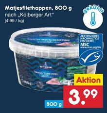 Netto Marken-Discount Schorndorf - Matjesfilethappen Matjesfilethappen Angebot bei Netto Marken-Discount Schorndorf im Prospekt "Fisch verliebt? Dann geh doch zu Netto!"
