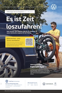Aktueller Volkswagen Prospekt "Frühlingsfrische Angebote" Seite 1 von 1 Seite für Kaltenkirchen
