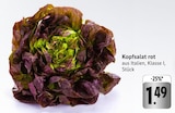 Aktuelle Salat Angebote bei EDEKA in Frankfurt (Main) Aktuelles Kopfsalat rot Angebot bei EDEKA in Frankfurt (Main) ab 1,49 €