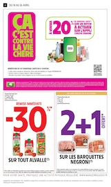 Promos Viande dans le catalogue "-50% DE REMISE IMMÉDIATE SUR LE 2ÈME" de Intermarché Super Viande en promo dans le catalogue Intermarché Super à la page 2