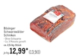 Schwarzwälder Schinken von Bösinger im aktuellen METRO Prospekt