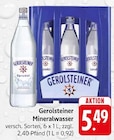 E center Heilbronn - Mineralwasser Angebot im Prospekt Mineralwasser bei E center im Heilbronn Prospekt für 5,49 €