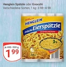 Spätzle bei GLOBUS im Gensingen Prospekt für 1,99 €
