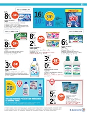 Promos Désinfectant dans le catalogue "SPÉCIAL BLANC" de E.Leclerc à la page 33