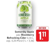 Apple Refreshing Cider Angebote von Somersby bei EDEKA Bruchsal für 1,11 €