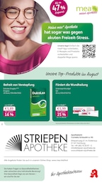 mea - meine apotheke Prospekt für Hamburg mit 4 Seiten mea - meine apotheke Prospekt für Hamburg: "Unsere August-Angebote", 4 Seiten, 01.08.2025 - 31.08.2025