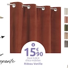 Mr.Bricolage Condé-sur-Sarthe - Promo Rideau Vanille Promo Rideau Vanille à 15,90 € dans le catalogue Mr.Bricolage à Condé-sur-Sarthe