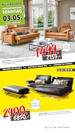 Ecksofa im Polstermöbel Fischer Prospekt "JETZT IST SCHLUSS - LAGERRÄUMUNG HÖHEPUNKT" auf Seite 4