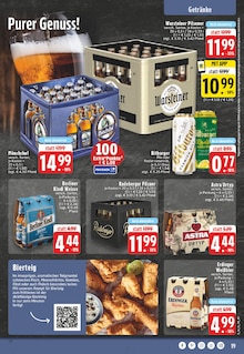 Bitburger im aktuellen EDEKA Prospekt (Würselen) Bitburger im EDEKA Prospekt "Aktuelle Angebote" mit 24 Seiten (Würselen)