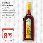 Aktuelles Gurktaler Alpenkräuter Angebot bei GLOBUS in Trier ab 8,99 €