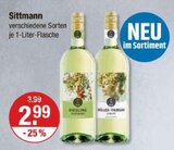 RIESLING oder MÜLLER-THURGAU von Sittmann im aktuellen V-Markt Prospekt für 2,99 €