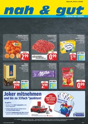 nah und gut Supermarkt Prospekt der aktuellen Woche mit 8 Seiten, gültig von 20.10.2025 bis 31.10.2025, in Hahnbach und Umgebung Aktueller nah und gut Supermarkt Prospekt in Hahnbach und Umgebung, "Wir lieben Lebensmittel!" mit 8 Seiten, 20.10.2025 - 31.10.2025