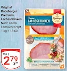 Premium Lachsschinken Angebote von Radeberger bei GLOBUS Salzgitter für 2,79 €