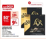 Promo CAPSULES CAFÉ RISTRETTO à 19,49 € dans le catalogue Auchan Supermarché à Paris