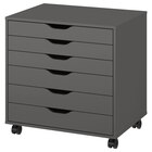 Schubladenelement auf Rollen dunkelgrau im Angebot bei IKEA in Wolfenbüttel Schubladenelement auf Rollen dunkelgrau Angebote von ALEX bei IKEA Wolfenbüttel für 129,00 €