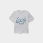 T-shirt oversize manches courtes coton gris garçon - La Halle T-shirt oversize manches courtes coton gris garçon à 3,49 € dans le catalogue La Halle