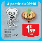 BALLON HALLOWEEN à Aldi dans Cavaliere