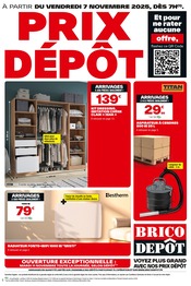 Couches Angebote im Prospekt "PRIX DÉPOT" von Brico Dépôt Couches Angebote im Prospekt "PRIX DÉPOT" von Brico Dépôt auf Seite 1