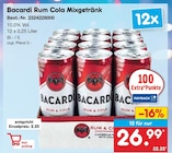 Aktuelles Rum Cola Mixgetränk Angebot bei Netto Marken-Discount in Dortmund ab 26,99 €