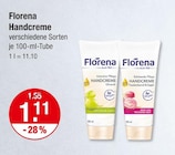 Handcreme Olivenöl im V-Markt Prospekt Handcreme Olivenöl von Florena im aktuellen V-Markt Prospekt für 1,11 €