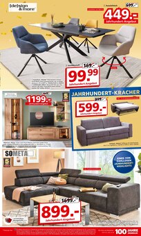 Sofa im Segmüller Prospekt "100 JAHRE SEGMÜLLER" mit 8 Seiten (Heidelberg)