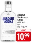 Vodka Angebote von Absolut bei E center Freiburg für 10,99 €