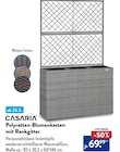 Polyrattan-Blumenkasten mit Rankgitter im ALDI SÜD Prospekt Polyrattan-Blumenkasten mit Rankgitter von CASARIA im aktuellen ALDI SÜD Prospekt für 69,99 €