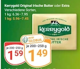 Original Irische Butter im Angebot bei GLOBUS in Hof Original Irische Butter Angebote von Kerrygold bei GLOBUS Hof für 1,49 €