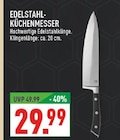 Marktkauf Frechen - Edelstahl-Küchenmesser Angebot im Prospekt Edelstahl-Küchenmesser bei Marktkauf im Frechen Prospekt für 29,99 €