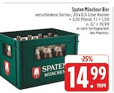 Münchner Bier Angebote von Spaten bei E center Zwickau für 14,99 €