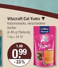 Cat Yums von Vitacraft im aktuellen V-Markt Prospekt für 0,99 €