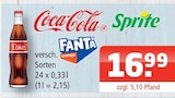 Coca-Cola, Fanta oder Sprite im Angebot bei Getränke Oase in Dorsten Coca-Cola, Fanta oder Sprite Angebote von Coca-Cola, Fanta oder Sprite bei Getränke Oase Dorsten für 16,99 €