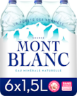 EAU MINÉRALE NATURELLE MONT BLANC - MONT BLANC en promo chez Auchan Hypermarché Poitiers à 2,84 €