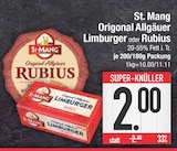 Original Allgäuer Limburger von St. Mang im aktuellen EDEKA Prospekt für 2,00 €