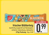 frischer Blätterteig im EDEKA Prospekt frischer Blätterteig von Gut & Günstig im aktuellen EDEKA Prospekt für 0,99 €