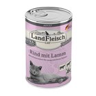 Aktuelles LandFleisch Cat Adult Pastete Rind + Lamm 400 g Angebot bei Zookauf in Leverkusen ab 1,31 €