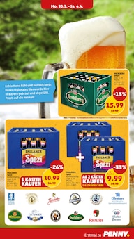 Bier im Penny Prospekt "Wer günstig will, muss Penny." mit 47 Seiten (Landshut)