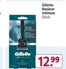 Rasierer Intimate von Gillette im aktuellen Rossmann Prospekt für 12,99 €