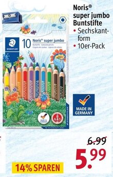 Rossmann Bad Bederkesa - Noris super jumbo Buntstifte Noris super jumbo Buntstifte Angebot bei Rossmann Bad Bederkesa im Prospekt "Mein Drogeriemarkt"