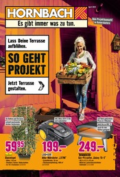 Aktueller Hornbach Baumarkt Prospekt in Landstuhl und Umgebung, "Lass Deine Terrasse aufblühen." mit 32 Seiten, 09.04.2025 - 06.05.2025