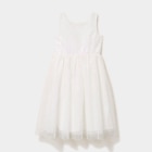 Robe cérémonie sans manches à sequins ivoire fille dans le catalogue La Halle