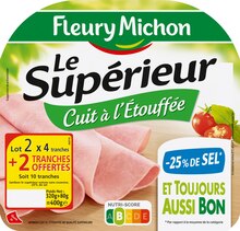Supermarchés Match Nancy - Jambon le supérieur Promo Jambon le supérieur dans le catalogue Supermarchés Match "Gros volumes = Petits prix" à Nancy