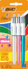 LOT DE 3 STYLOS 4 COULEURS SHINE BIC - BIC à 4,20 € dans le catalogue Auchan Hypermarché