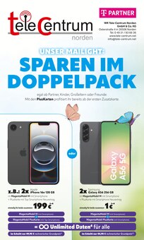 WR Tele-Centrum Norden GmbH & Co.KG Prospekt UNSER MAILIGHT: SPAREN IM DOPPELPACK mit 8 Seiten