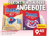 Geschirrspültabs Excellence Premium 5in1 im Angebot bei Netto Marken-Discount in Düsseldorf Geschirrspültabs Excellence Premium 5in1 Angebote von Somat bei Netto Marken-Discount Düsseldorf für 9,45 €